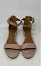 Load image into Gallery viewer, 14th & Union Womens Nude Open Toe Block Heel Ankle Strap Sandals Size 6 M