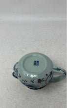 Load image into Gallery viewer, Blue Floral Pattern Ceramic Tableware Coffee Accessories Teapot With Handle