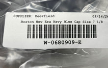 Load image into Gallery viewer, New Era Mens Navy Blue Boston Red Sox MLB Baseball Cap Size 7 1/8