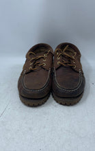 Load image into Gallery viewer, Timberland Mens 3-Eye Lug A15XX Brown Leather Suede Lace-Up Boat Shoes Size 9M