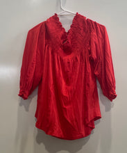 Load image into Gallery viewer, Lauren Ralph Lauren Womens Orange 3/4 Sleeve Off The Shoulder Blouse Top Size PS