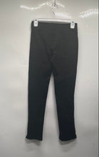 Load image into Gallery viewer, Gap Womens Black Flat Front Elastic Waist Straight Leg Trouser Pants Size XS
