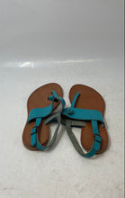 Load image into Gallery viewer, Joie A La Plage Womens Bastia Turquoise Leather Knot Thong Sandals Size EU 35