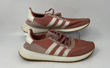 Load image into Gallery viewer, Adidas Womens Flashback BY9301 Pink Lace-Up Running Sneaker Shoes Size 10