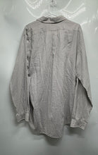 Load image into Gallery viewer, Ralph Lauren Mens White Blue Printed Long Sleeve Collared Dress Shirt Size 16