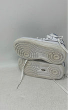 Load image into Gallery viewer, Nike Boys Air Force 1 Mid White Leather Lace-Up Mid Top Sneaker Shoes Size 8C