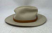Load image into Gallery viewer, Brixton Unisex Beige Classic Wide Brim Outdoor Fedora Hat Size Small