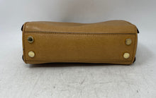 Load image into Gallery viewer, Michael Kors Womens Light Brown Leather Triple Compartment Dome Crossbody Purse