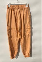 Load image into Gallery viewer, Forever 21 Womens Orange Multiple Pockets Belt Loops Cargo Pants Size Small