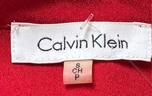 Load image into Gallery viewer, Calvin Klein Womens Black Red Printed Long Sleeve Button-Up Shirt Size Small