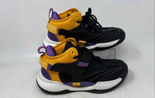 Load image into Gallery viewer, Dream Pairs Boys Black Orange Purple Lace-Up Low Top Sneakers Shoes Size 4