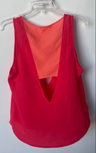 Load image into Gallery viewer, BCBGeneration Womens Orange Red Sleeveless Cutout Tank Blouse Top Size M