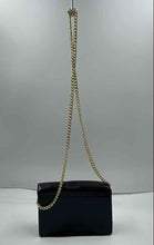 Load image into Gallery viewer, Jimmy Choo Parfums Womens Black Faux Patent Leather Chain Strap Crossbody Bag