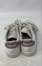 Load image into Gallery viewer, Adidas Boys Grand Court EF0101 White Gold Lace-Up Low Top Tennis Shoes Size 3