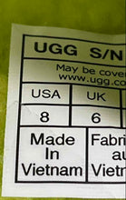 Load image into Gallery viewer, UGG Womens Oh Fluffita Key Lime Green Open Toe Platform Slippers Size 8
