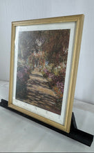 Load image into Gallery viewer, Garden Path At Giverny By Claude Monet Abstract Landscape Framed Art Print