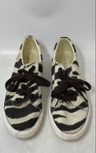 Load image into Gallery viewer, Lauren By Ralph Lauren Womens Jaycee Brown Zebra Print Sneaker Shoes Size 8.5B