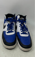 Load image into Gallery viewer, Nike Mens Court Vision Mid DM1186-400 Blue White Lace-Up Sneakers Shoes Size 14