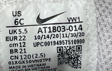 Load image into Gallery viewer, Nike Kids Star Runner 2 AT1803-014 White Hook & Loop Sneaker Shoes Size 6C