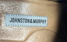 Load image into Gallery viewer, Johnston & Murphy Mens Conrad Black Leather Lace-Up Oxford Dress Shoes Size 11M