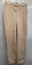 Load image into Gallery viewer, H&M Womens Beige Flat Front Slash Pockets Straight Leg Dress Pants Size 2