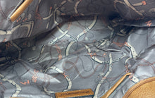 Load image into Gallery viewer, Montana West Womens Brown Faux Leather Stitched Double Handle Tote Handbag