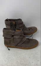 Load image into Gallery viewer, UGG Womens Reid Moc 1019129 Brown Suede Side Zip Ankle Bootie Size 8.5