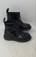 Load image into Gallery viewer, Dr. Martens Kids Sparkle Rays 1460 Black Round Toe Lace-Up Ankle Boots Size 13
