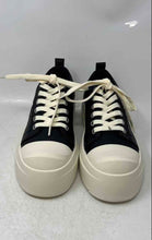 Load image into Gallery viewer, Lightning Speed Mens White Chunky Black Lace-Up Sneakers Shoes Size 8