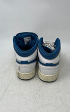 Load image into Gallery viewer, Nike Boys Air Jordan 1 Mid SE FN7432-141 White Blue Sneaker Shoes Size 6Y