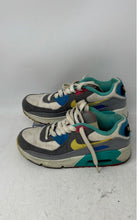 Load image into Gallery viewer, Nike Kids Air Max 90 SE White Gray Blue Low Top Lace-Up Sneaker Shoes Size 5Y