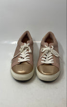 Load image into Gallery viewer, Isaac Mizrahi Womens Live! Pink Leather Lace-Up Low Top Sneaker Shoes Size 10