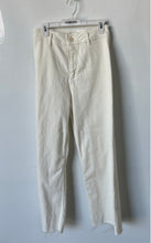 Load image into Gallery viewer, Zara Womens White Denim Stretch Pockets Straight Leg Jeans Size 6