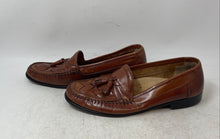 Load image into Gallery viewer, Giorgio Brutini Mens Brown Leather Tassel Slip-On Loafer Shoes Size 12D