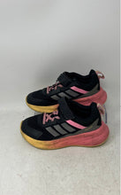 Load image into Gallery viewer, Adidas Girls Fortarun 4.0 JR9831 Black Low Top Lace-Up Running Shoes Size 13K