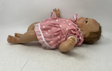 Load image into Gallery viewer, Silicone Body Pink Polka Dot Dress Realistic Collectible Vinyl Toy Baby Doll