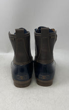 Load image into Gallery viewer, G.H. Bass & Co. Womens Blue Brown Leather Round Toe Lace-Up Ankle Boots Size 8M