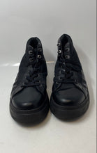Load image into Gallery viewer, Hugo Boss Mens Black Leather Round Toe Lace-Up Ankle Boots Size EUR 46