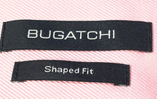 Load image into Gallery viewer, Bugatchi Mens Pink Long Sleeve Collared Shaped Fit Button-Up Shirt Size L W/ Tag