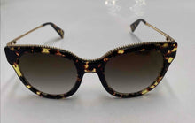 Load image into Gallery viewer, Authentic Marc Jacobs Women's Dark Havana Gold -Tone Sunglasses With Case