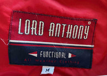 Load image into Gallery viewer, Lord Anthony Mens Red Blue Beige Long Sleeve Full-Zip Windbreaker Jacket Size M