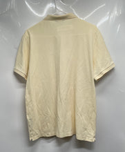 Load image into Gallery viewer, Massimo Dutti Mens Yellow Short Sleeve Collared Golf Polo Shirt Size L