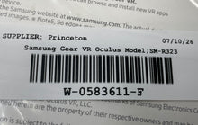 Load image into Gallery viewer, Samsung SM-R323 Gear VR Smartphone Virtual Reality Headset Powered By Oculus