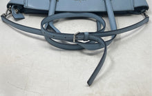 Load image into Gallery viewer, Kate Spade New York Womens Blue Leather Logo Inner Pocket Satchel Handbag