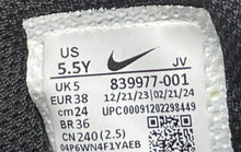 Load image into Gallery viewer, Nike Boys Court Borough Mid 839977-001 Black Leather Sneaker Shoes Size 5.5Y