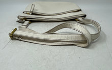 Load image into Gallery viewer, Fossil Womens White Inner Pockets Adjustable Strap Shoulder Crossbody Handbag