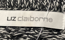 Load image into Gallery viewer, Liz Claiborne Womens Black Knitted Long Sleeve Regular Fit Pullover Sweater Sz S