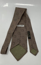 Load image into Gallery viewer, Giorgio Armani Mens Brown Keeper Loop Adjustable Pointed Tie