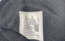Load image into Gallery viewer, Nike Boys Air Jordan Fadeaway Black Mid Top Sneaker Shoes Size 12C Missing Laces