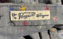 Load image into Gallery viewer, Original Penguin Mens Gray Printed Collared Short Sleeve Button-Up Shirt Size M